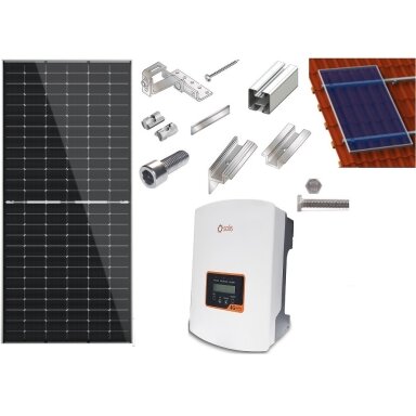 13kW Saulės elektrinės komplektas (be montavimo darbų), stogo danga - bitumas 13kW Saulės elektrinės komplektas (be montavimo darbų), stogo danga - bitumas