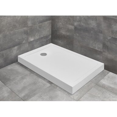 Akrilinis dušo padėklas Radaway Doros F Compact 1200x700x120, su integruota uždanga Akrilinis dušo padėklas Radaway Doros F Compact 1200x700x120, su integruota uždanga