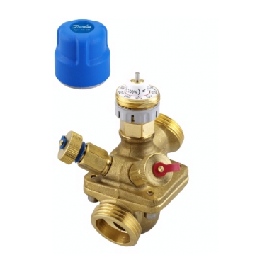 Balansinis ventilis Danfoss, AB-QM d20 automatinis