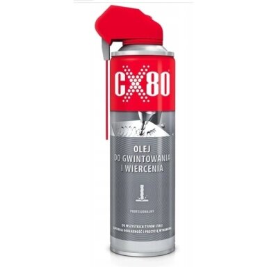 CX80 - Duo purškimo sriegių ir gręžimo aliejus 500ml CX80 - Duo purškimo sriegių ir gręžimo aliejus 500ml