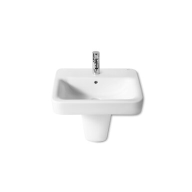 DAMA SENSO COMPACT & SQUARE Praustuvas 55 × 47 cm, su montavimo rinkiniu, su anga maišytuvui
