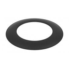Dekoratyvinis žiedas juodas 160-CZ (ML)