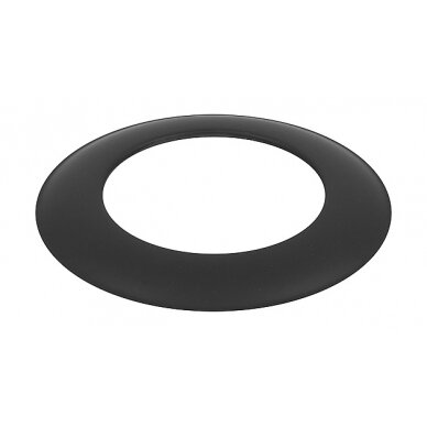 Dekoratyvinis žiedas juodas 120-CZ (ML)