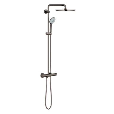 Dušo sistema Euphoria XXL 310, termostatinė 110mm rankinis dušas, 310mm dušo galva, hard graphite Dušo sistema Euphoria XXL 310, termostatinė 110mm rankinis dušas, 310mm dušo galva, hard graphite