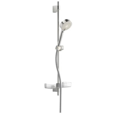 Dušo komplektas Oras Apollo, stovas 720 mm, žarna 1750 mm, dušo galva 95mm, 3-jų srovių, EcoFlow, muilinė Dušo komplektas Oras Apollo, stovas 720 mm, žarna 1750 mm, dušo galva 95mm, 3-jų srovių, EcoFlow, muilinė