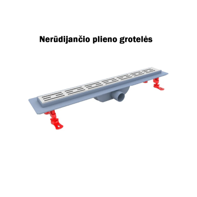 Dušo latakas Valtemo plastikas Dušo latakas Valtemo plastikas