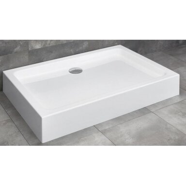 Dušo padėklas Radaway Laros D Compact 900x800x170, akrilas, su integruota uždanga Dušo padėklas Radaway Laros D Compact 900x800x170, akrilas, su integruota uždanga