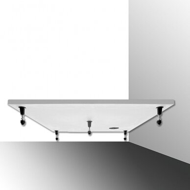 Dušo padėklas MacaoM 900x900mm, baltas 3 Dušo padėklas MacaoM 900x900mm, baltas 3