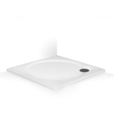 Dušo padėklas MacaoM 900x900mm, baltas 4