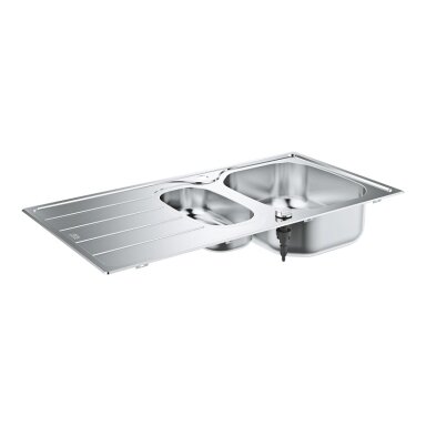 Grohe nerūdijančio plieno plautuvė K200, 96,5 x 50 cm, su nuvarvinimo dubeniu Grohe nerūdijančio plieno plautuvė K200, 96,5 x 50 cm, su nuvarvinimo dubeniu