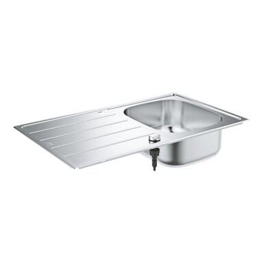 Grohe nerūdijančio plieno plautuvė K200, dubuo 35x40 cm Grohe nerūdijančio plieno plautuvė K200, dubuo 35x40 cm