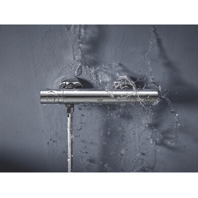 Grohtherm 800 Cosmopolitan termostatinis maišytuvas dušui (metal rankenėlės) chromas 3