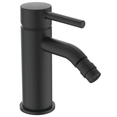 Ideal Standard Ceraline bide maišytuvas su dugno vožtuvu, matinė juoda Ideal Standard Ceraline bide maišytuvas su dugno vožtuvu, matinė juoda