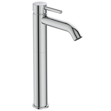 Ideal Standard Ceraline pastatomo praustuvo maišytuvas be dugno vožtuvo, karšto vandens ribotuvas, chromas Ideal Standard Ceraline pastatomo praustuvo maišytuvas be dugno vožtuvo, karšto vandens ribotuvas, chromas