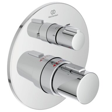 Ideal Standard Ceratherm T100 potinkinis termostatinis maišytuvas dušui ir voniai, išorinė dalis, chromas Ideal Standard Ceratherm T100 potinkinis termostatinis maišytuvas dušui ir voniai, išorinė dalis, chromas