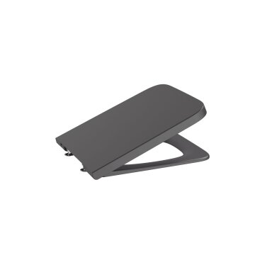 INSPIRA SQUARE Unitazo sėdynė su dangčiu, Slowclose, Supralit®, onyx INSPIRA SQUARE Unitazo sėdynė su dangčiu, Slowclose, Supralit®, onyx