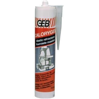 Karščiui atsparus hermetikas-mastika "CALORYGEB" 310ml. (103550) Karščiui atsparus hermetikas-mastika "CALORYGEB" 310ml. (103550)