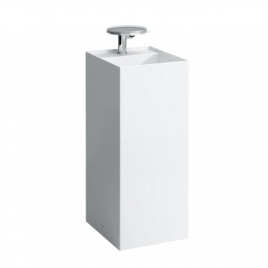 Kartell by LAUFEN pastatomas 375x435 praustuvas, be angos maišytuvui, pagaminta iš SaphirKeramik Kartell by LAUFEN pastatomas 375x435 praustuvas, be angos maišytuvui, pagaminta iš SaphirKeramik