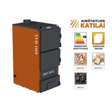 Kieto kuro katilas BIO MAX, 70 kW Kieto kuro katilas BIO MAX, 70 kW