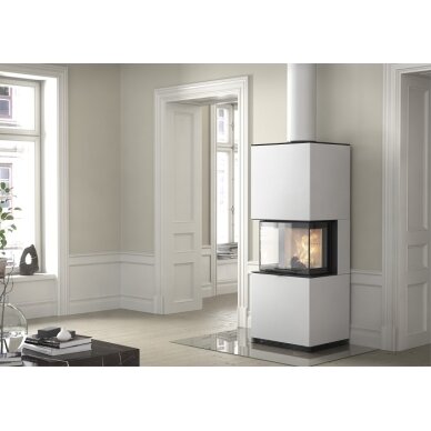 Krosnelė CONTURA CI60, baltos spalvos plieno apdaila 2 Krosnelė CONTURA CI60, baltos spalvos plieno apdaila 2