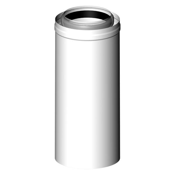 LIK dūmtraukio prailginimas d60/100, 0,5m LIK dūmtraukio prailginimas d60/100, 0,5m