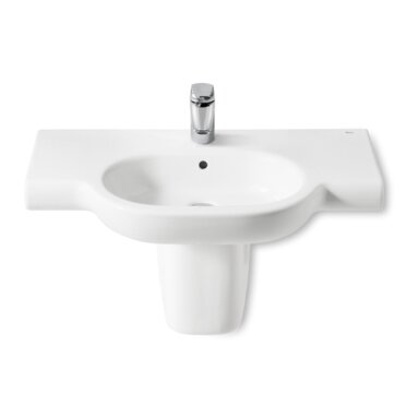 MERIDIAN Praustuvas 85 × 46 cm, su tvirtinimo elementais, su anga maišytuvui MERIDIAN Praustuvas 85 × 46 cm, su tvirtinimo elementais, su anga maišytuvui