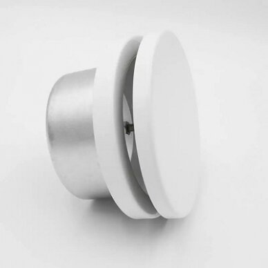 Metalinis difuzorius SVSC skand. oro padavimui d160mm su tvirt. žiedu Metalinis difuzorius SVSC skand. oro padavimui d160mm su tvirt. žiedu