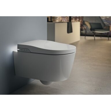 Pakabinamas išmanusis unitazas Inspira In-Wash®, Rimless, su dangčiu ir nuotoliniu valdymo pulteliu, baltas Pakabinamas išmanusis unitazas Inspira In-Wash®, Rimless, su dangčiu ir nuotoliniu valdymo pulteliu, baltas