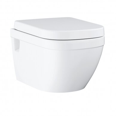 Pakabinamas Grohe Euro Ceramic WC komplektas, su Soft close dangčiu