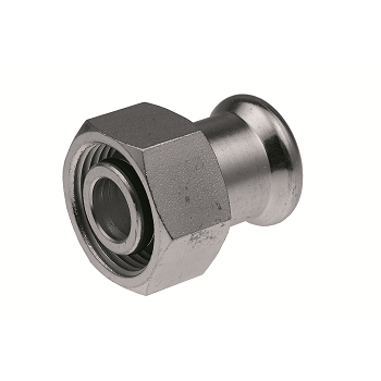 Plieninis pres. Euroconus jungtis su sriegiu 15x3/4" Plieninis pres. Euroconus jungtis su sriegiu 15x3/4"
