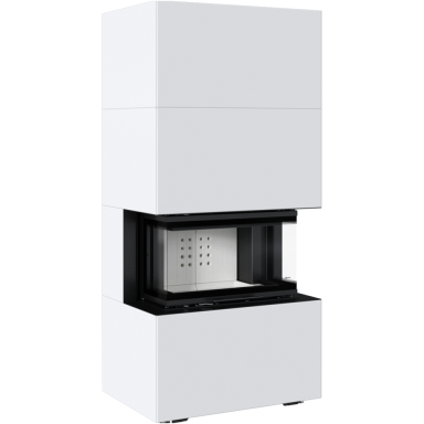 Plieninis židinys NBC7 HOME EASY BOX Balta