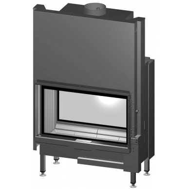 Plieninis židinio ugniakuras Spartherm Premium V-FD-87h, dviem fasadais Plieninis židinio ugniakuras Spartherm Premium V-FD-87h, dviem fasadais