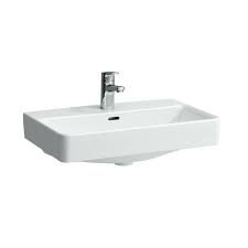Praustuvas PRO S Compact 60x38cm, su 1 anga maišytuvui viduryje, baltas