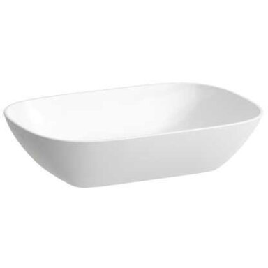 Praustuvas-dubuo INO 500x350 mm, Saphir Keramik, be perlajos, be skylės maišytuvui baltas Praustuvas-dubuo INO 500x350 mm, Saphir Keramik, be perlajos, be skylės maišytuvui baltas
