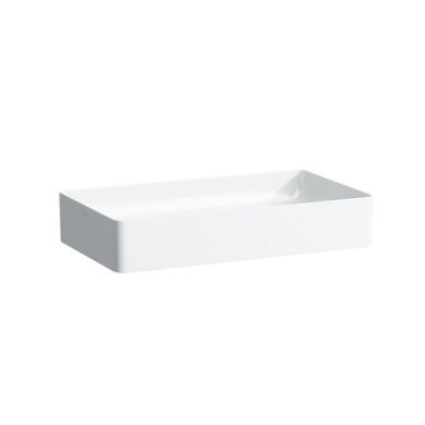 Praustuvas -dubuo Living Square 600x340 mm,be angos maišyt., be perlajos, baltas Praustuvas -dubuo Living Square 600x340 mm,be angos maišyt., be perlajos, baltas