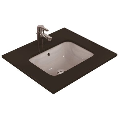 Praustuvas Ideal Standard Connect montuojamas stalviršyje iš apačios 50 cm (500 x 380 x 175), balta Praustuvas Ideal Standard Connect montuojamas stalviršyje iš apačios 50 cm (500 x 380 x 175), balta