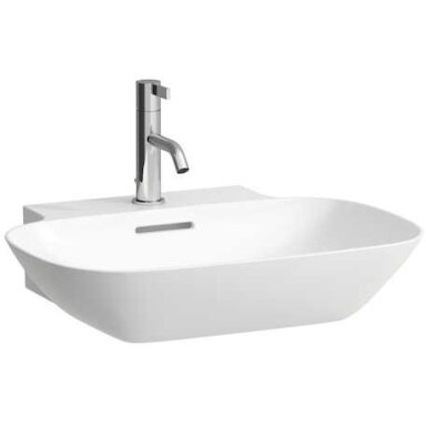 Praustuvas INO 560x450 mm, 1 skyle maišyt., SaphirKeramik, baltas Praustuvas INO 560x450 mm, 1 skyle maišyt., SaphirKeramik, baltas