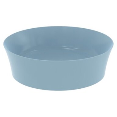 Praustuvas montuojamas ant stalviršio Ideal Standard Ipalyss 40 cm, be perlajos, su dugno vožtuvu, Powder Blue Praustuvas montuojamas ant stalviršio Ideal Standard Ipalyss 40 cm, be perlajos, su dugno vožtuvu, Powder Blue