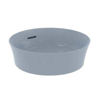 Praustuvas montuojamas ant stalviršio Ideal Standard Ipalyss 40 cm, su perlaja, su dugno vožtuvu, Powder Blue Praustuvas montuojamas ant stalviršio Ideal Standard Ipalyss 40 cm, su perlaja, su dugno vožtuvu, Powder Blue