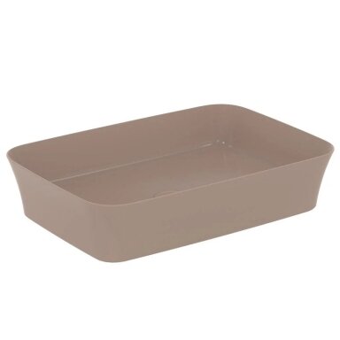 Praustuvas montuojamas ant stalviršio Ideal Standard Ipalyss 55x38 cm, be perlajos, su dugno vožtuvu, Kashmir Praustuvas montuojamas ant stalviršio Ideal Standard Ipalyss 55x38 cm, be perlajos, su dugno vožtuvu, Kashmir