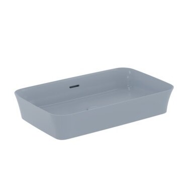 Praustuvas montuojamas ant stalviršio Ideal Standard Ipalyss 65x40 cm, su perlaja, su dugno vožtuvu, Powder Blue Praustuvas montuojamas ant stalviršio Ideal Standard Ipalyss 65x40 cm, su perlaja, su dugno vožtuvu, Powder Blue
