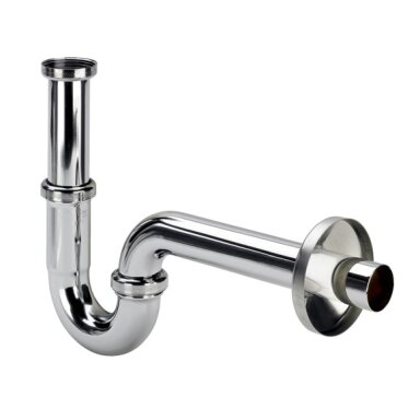Praustuvo sifonas vamzdelinis, be ventilio, 1 1/4 x 32, chromas Praustuvo sifonas vamzdelinis, be ventilio, 1 1/4 x 32, chromas
