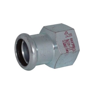 Presuojamas cinkuoto plieno antgalis RM Steelpress, Vidinis sriegis, 1"1/4x35
