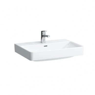 Praustuvas Pro S 650 x 465 mm, su skyle maišytuvui, baltas Praustuvas Pro S 650 x 465 mm, su skyle maišytuvui, baltas