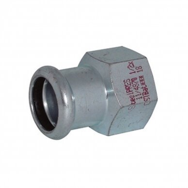 Presuojamas cinkuoto plieno antgalis RM Steelpress, Vidinis sriegis, 1"1/4x35 Presuojamas cinkuoto plieno antgalis RM Steelpress, Vidinis sriegis, 1"1/4x35