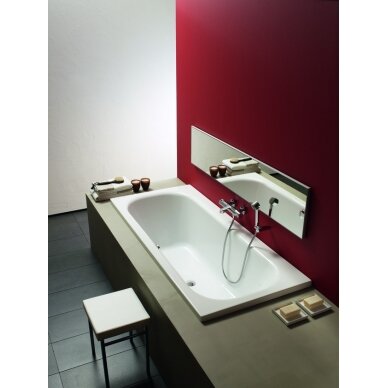 PRO vonia 170x75 cm laisvai statoma,su alium.rėmu 185 ltr 1