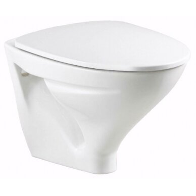 SIGN pakabinamas unitazas 2/4 ltr., baltas SIGN pakabinamas unitazas 2/4 ltr., baltas