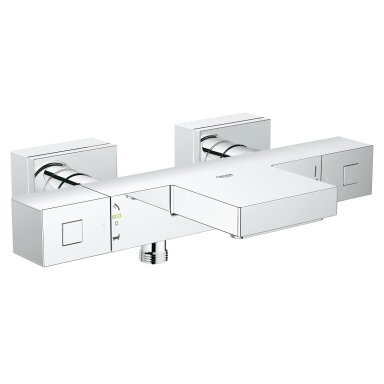 Termostatinis vonios/dušo maišytuvas Grotherm Cube, chromas Termostatinis vonios/dušo maišytuvas Grotherm Cube, chromas