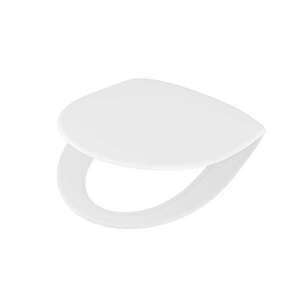 Unitazo dangtis INSPIRA lengvai nuimamas arba fiksuoto tvirtinimo, kietas, baltas Unitazo dangtis INSPIRA lengvai nuimamas arba fiksuoto tvirtinimo, kietas, baltas