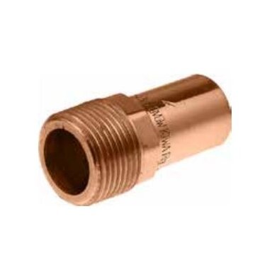 Varinis pres. nipelis su išoriniu sriegiu 18xR1/2"i Varinis pres. nipelis su išoriniu sriegiu 18xR1/2"i